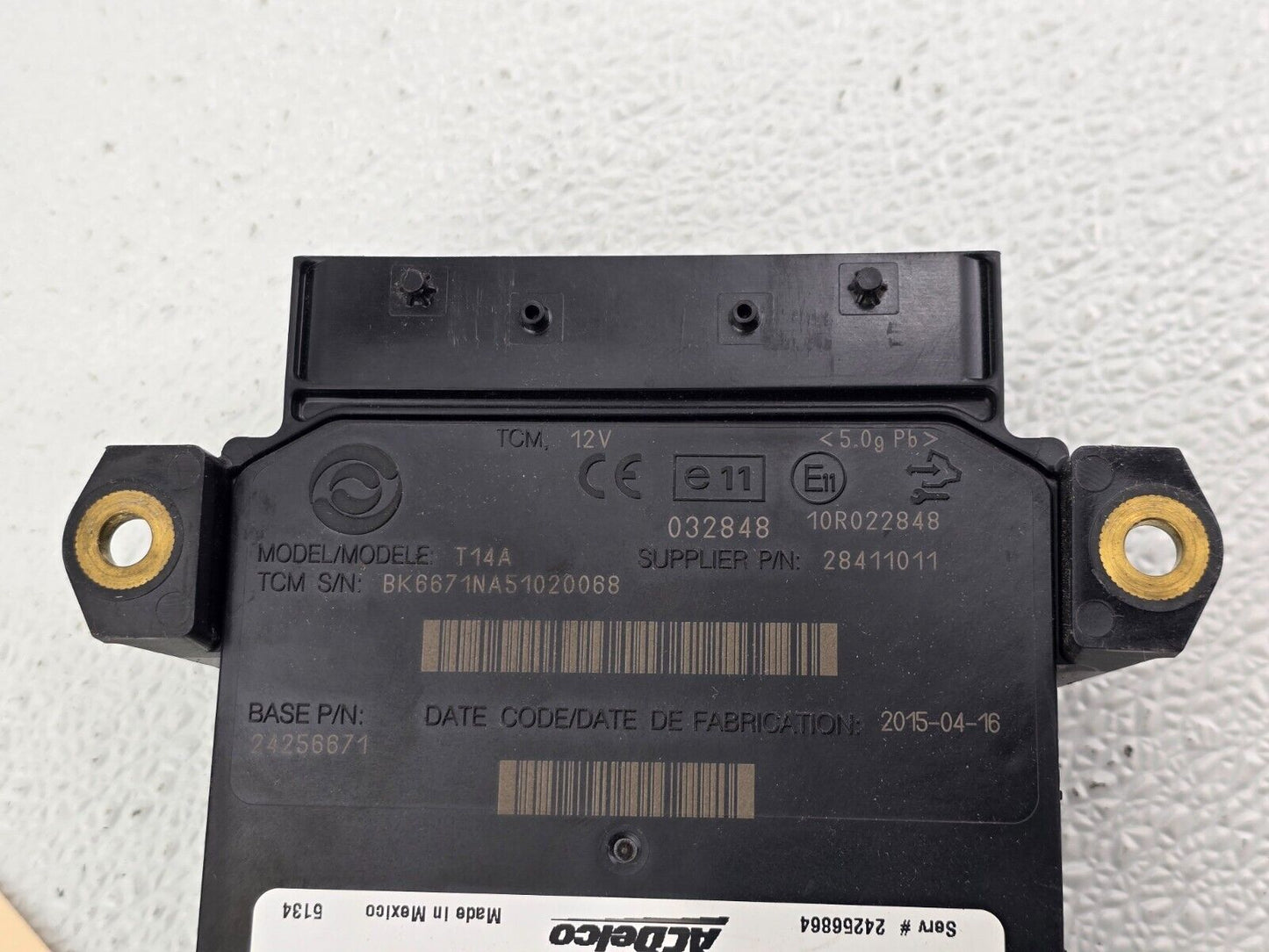 2006-2009 Chevrolet Silverado Transmission Control Module OEM 24256864