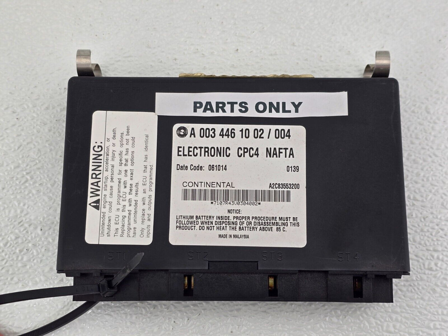 2014-2016 Freightliner Cascadia Electronic CPC4 Nafta Control Module A2C83553200