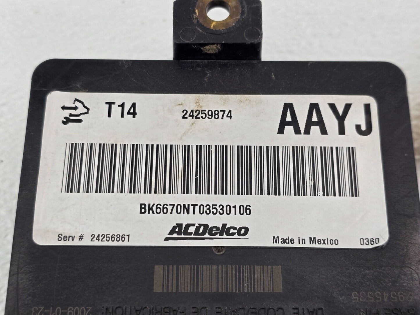 ACDelco Original Equipment TRANSMISSION CONTROL MODULE TCM Black OEM 24259874