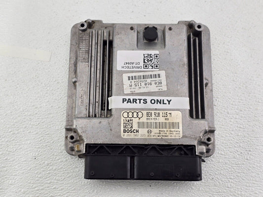 2006-2008 Audi A4 2.0L Engine Computer Module ECM ECU 8E0-910-115-M OEM